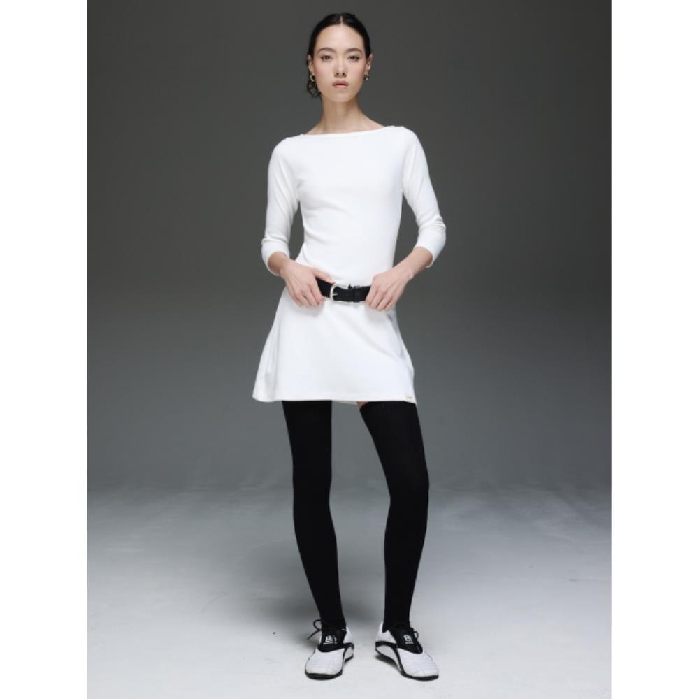 ★ GLOWNY★ 34 G COMFORT DRESS WHITE GY24CLBOP003WH