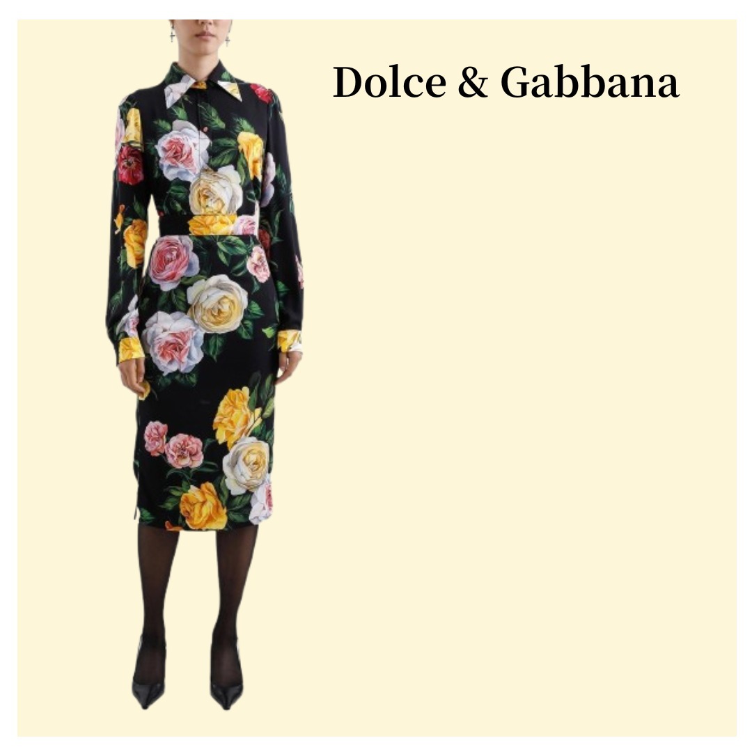 【関税送料込み】Dolce&Gabbana シルクスカート