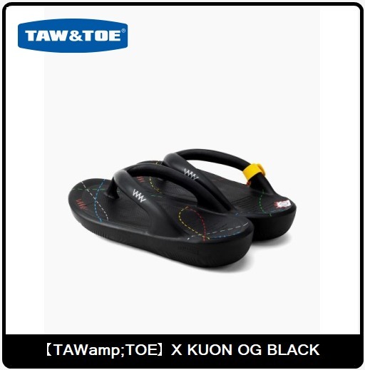 【TAW&TOE】刺し子★コラボ X KUON OG BLACK