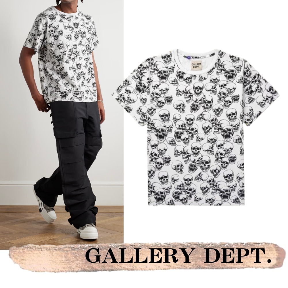 GALLERY DEPT.☆関税込み☆スカルプリントジャージーTシャツ