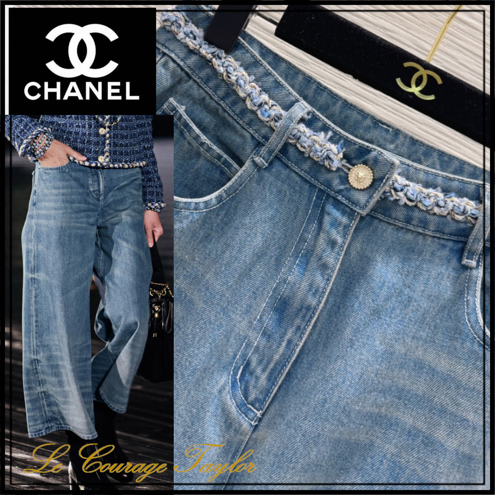 ウォッシュドデニム♪【CHANEL】ジーンズ