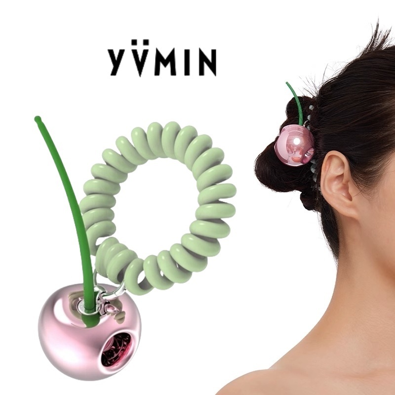 YVMIN★Big Cherry Hair Tie ビッグチェリーヘアゴム YV16
