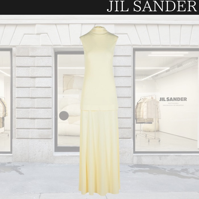 関税込★VIP価格【Jil Sander】ビスコースブレンドドレス
