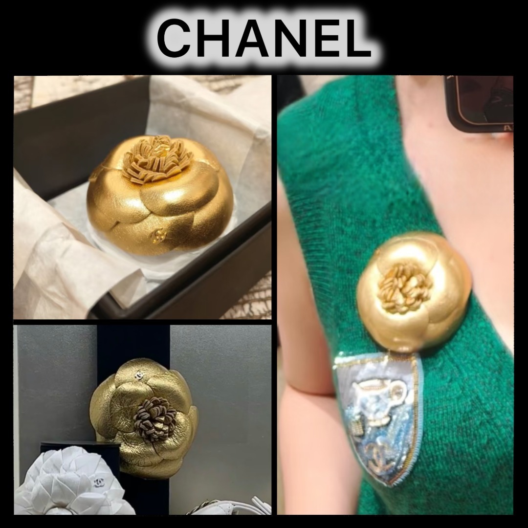 ★ゴージャス度UP★CHANEL カメリアブローチ