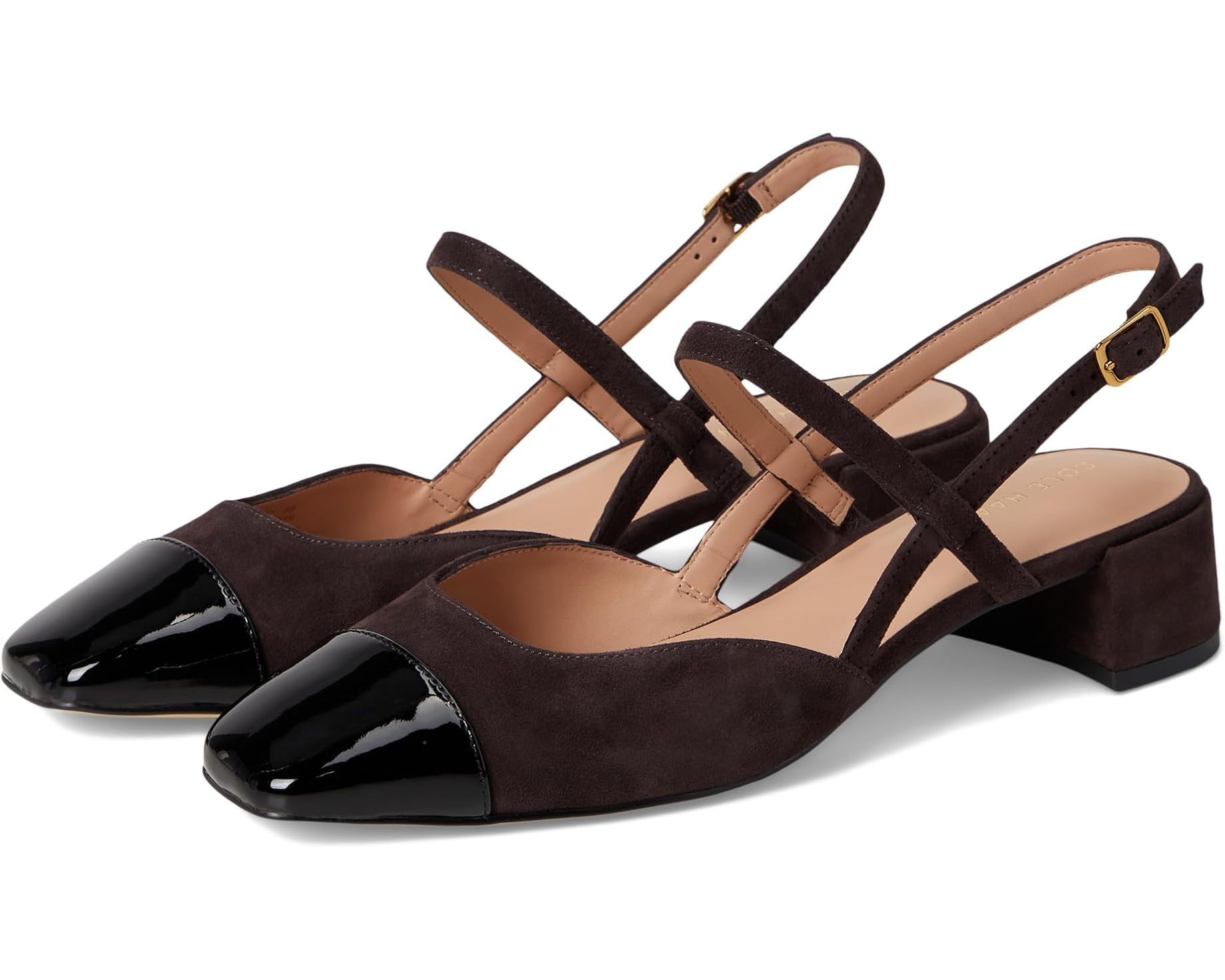 COLE HAAN ペラ ブロック ヒール スリング（チョコレート）