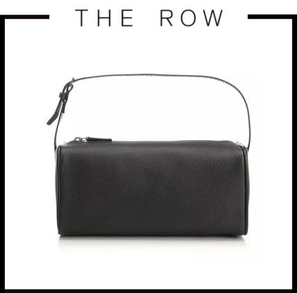【関税込み】The Row ブラック 90's バッグ 値下げ【鑑定済】THE ROW 90's bag ザロウ レザー ブラック