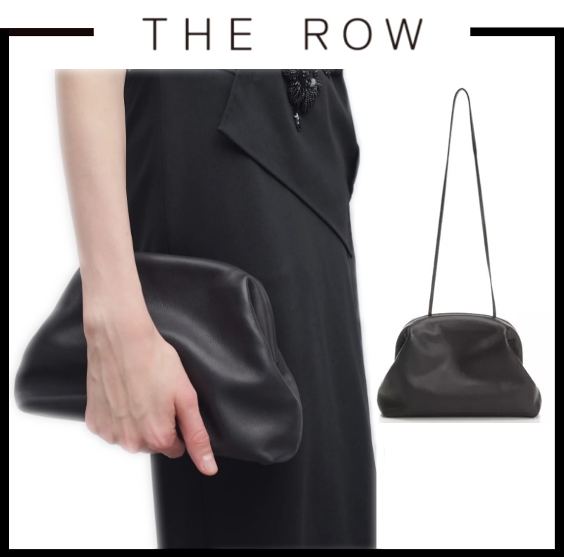 【VIP&関税込】THE ROW Mira レザークラッチバッグ