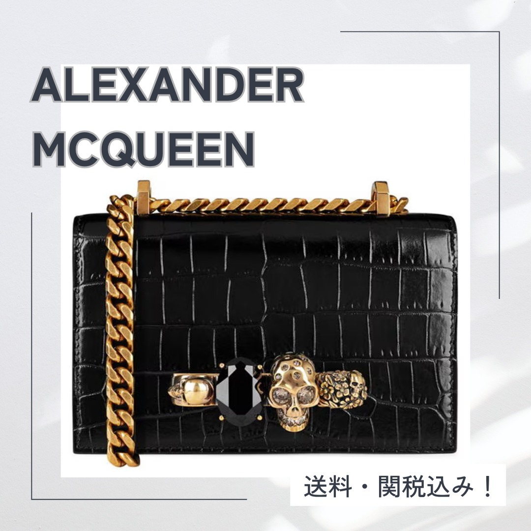 【ALEXANDER MCQUEEN】ジュエル ナックルダスター バッグ