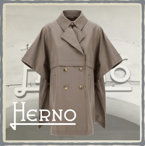 【HERNO】ヘルノ Aシェイプ ディーンコート