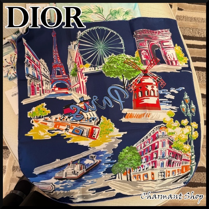 【DIOR】☆遊び心いっぱい☆ディオール スーベニア スクエア 70