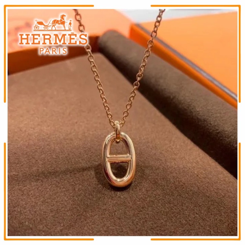 華奢な輝きが魅力【HERMES】ファランドール ペンダント SM