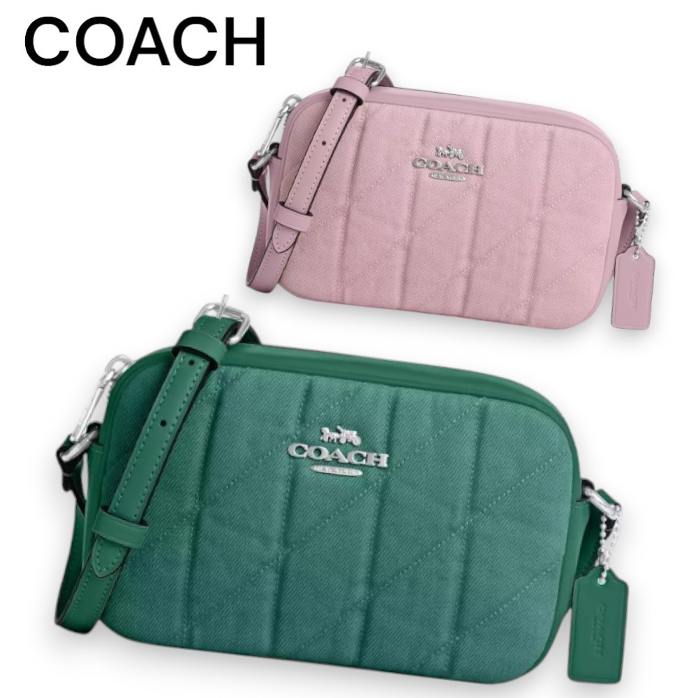 【Coach】カラフルデニムが素敵♪ ミニジェイミーカメラバッグ