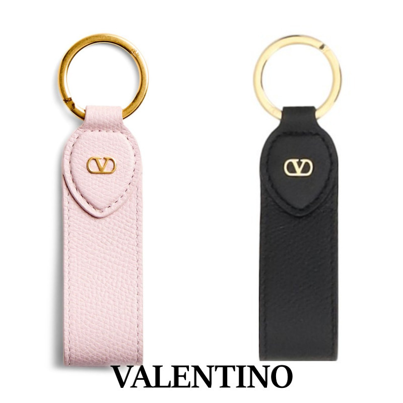 VALENTINO Vロゴ プラーク キーリング