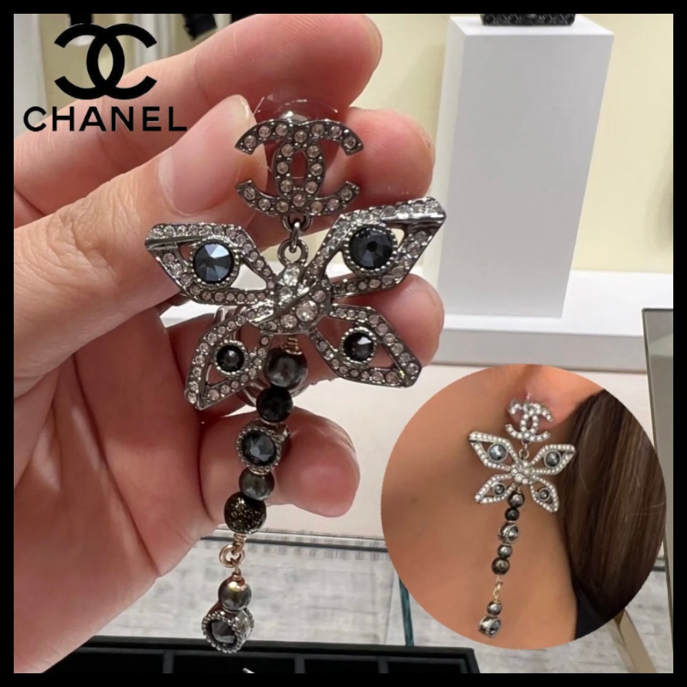 【クールに煌めく♪】CHANEL ピアス