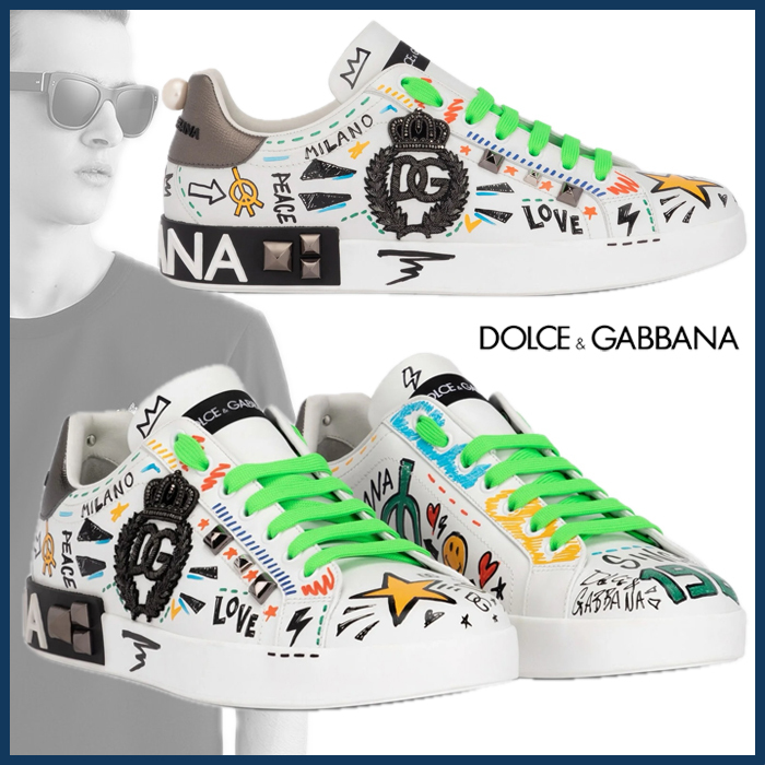 Dolce&Gabbana スニーカー《PORTOFINO》ナッパカーフスキン 直営