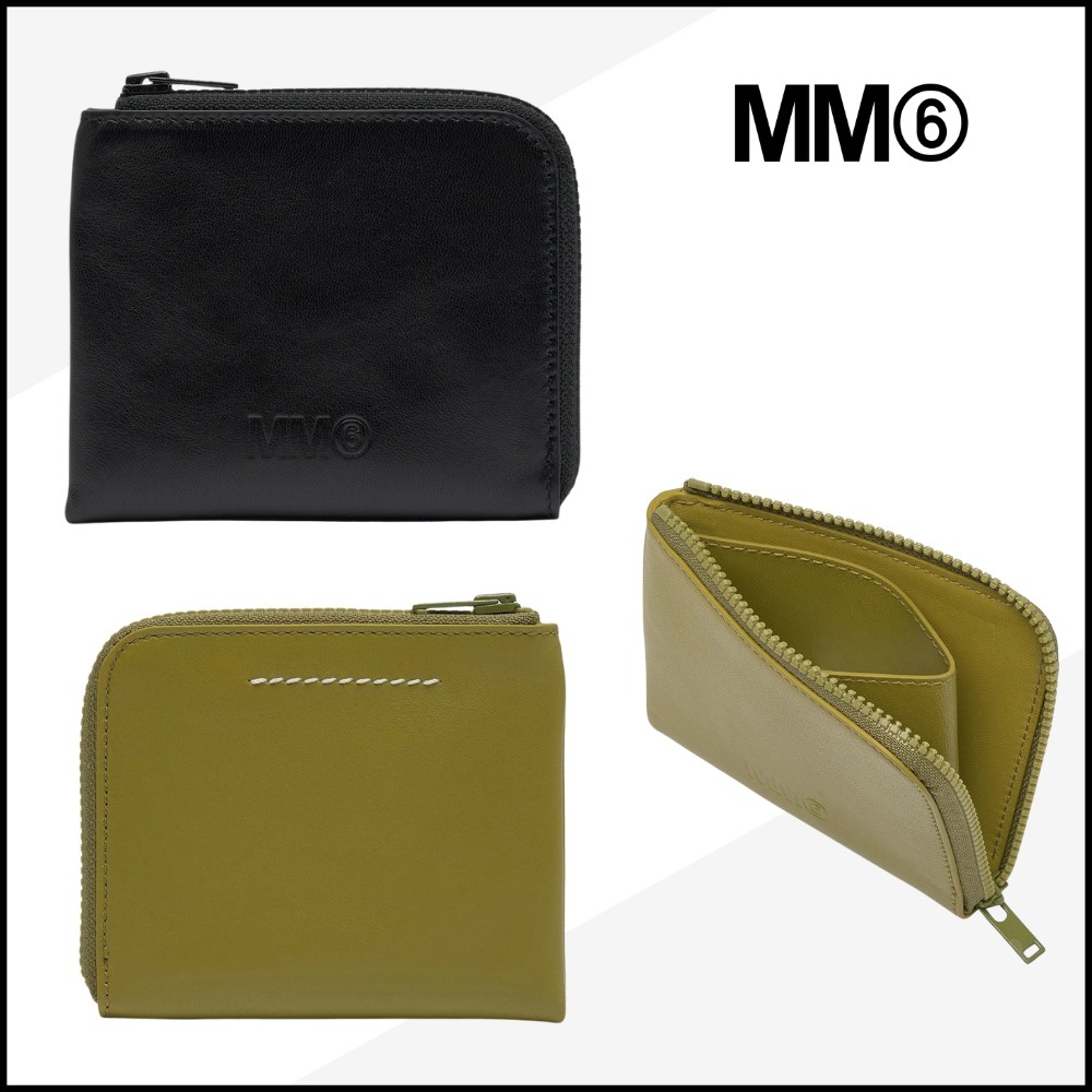 【MM6】★大人気★ Logo Zip Around 財布 ★関税・送料無料★
