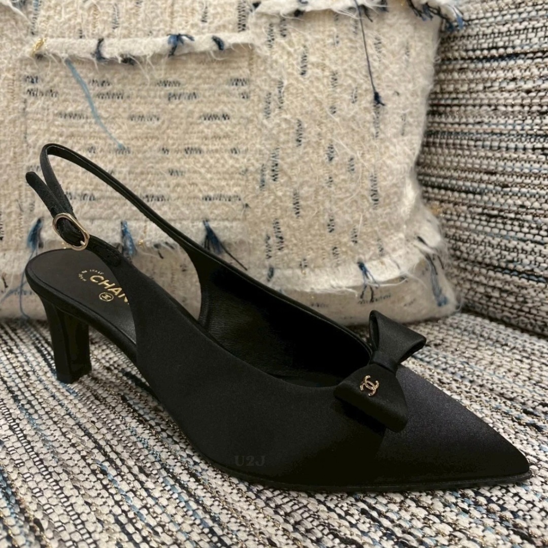 《エレガント♪おしゃれ》 CHANEL スリングバック シューズ