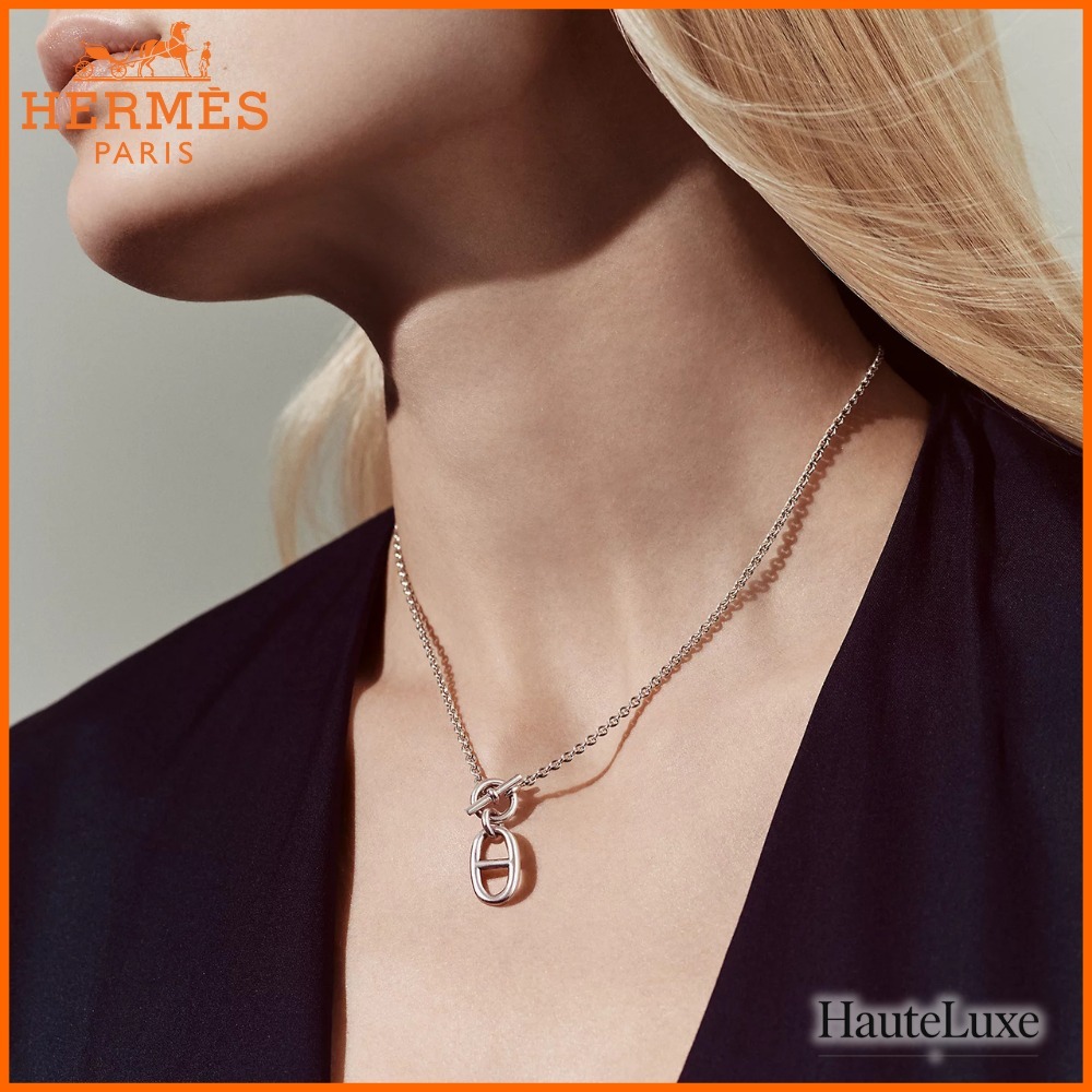 大人気♡定番♡【HERMES】シェーヌダンクルネックレス