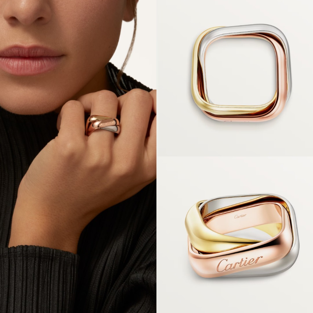 すぐ届く♪直営店‐Cartier- トリニティ リング ラージモデル