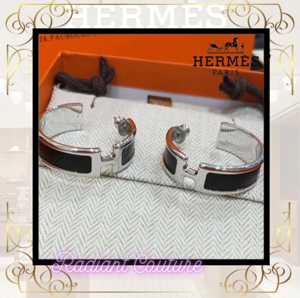 【HERMES】オランプイヤリング