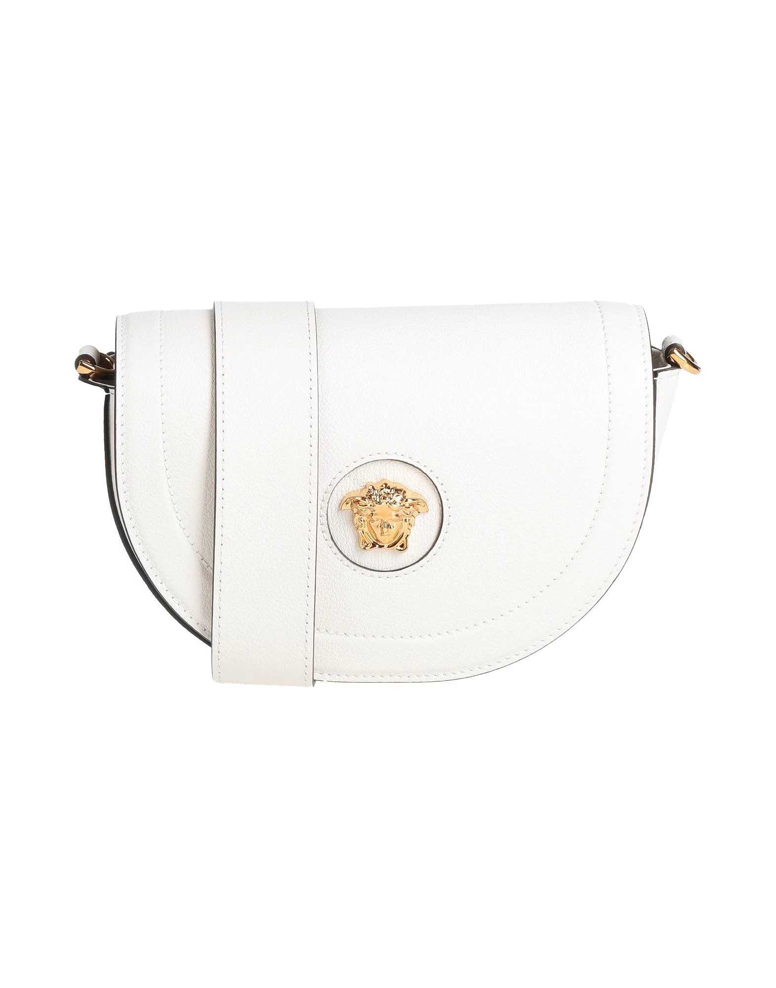 【VERSACE】 ヴェルサーチ カーフクロスボディバッグ ホワイト