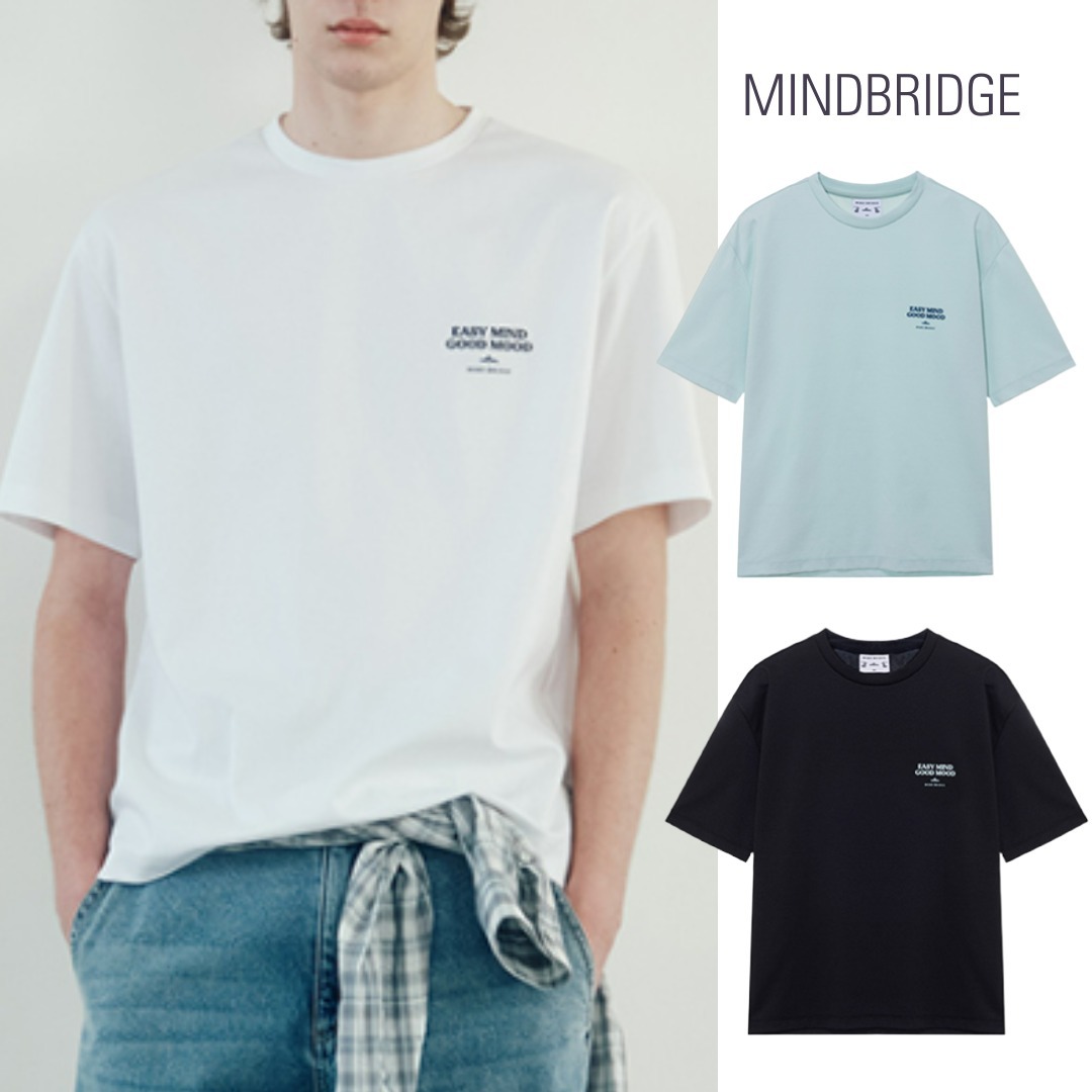 【MINDBRIDGE】スフィマ_バックポイント セミ オーバー Tシャツ