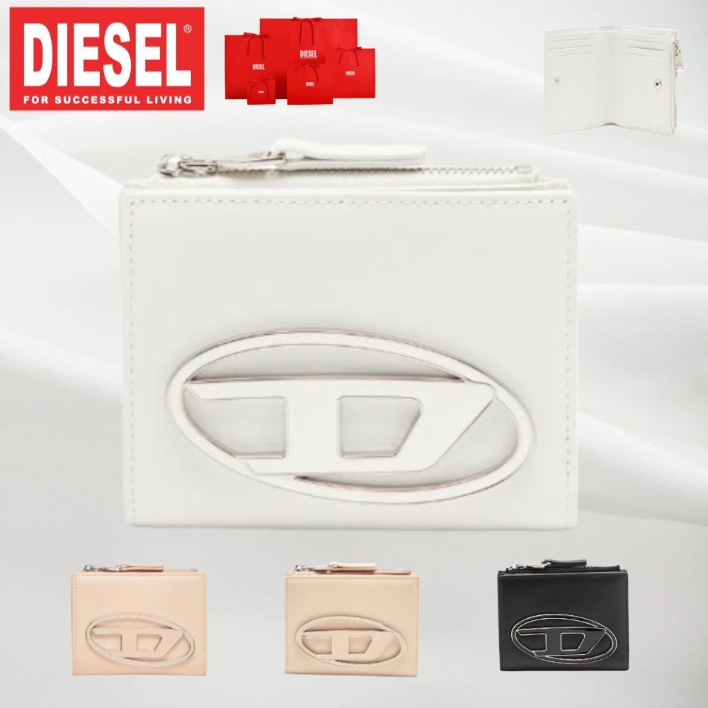【DIESEL】1dr bi-fold zip ii