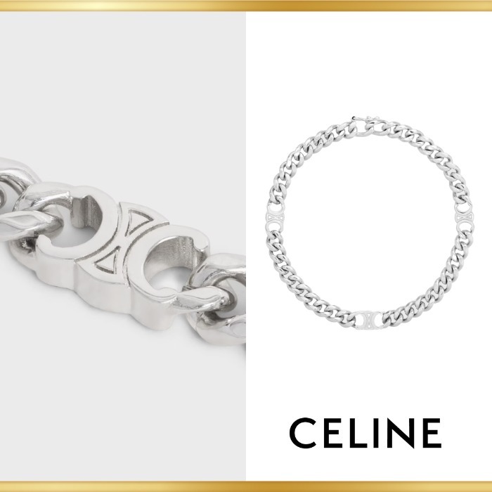 【CELINE】セリーヌ トリオンフ スモールグルメットブレスレット