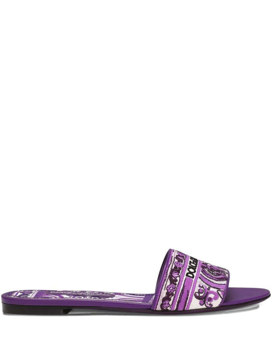 【関税＆送料込み】Dolce & Gabbana Maiolica Print Slides