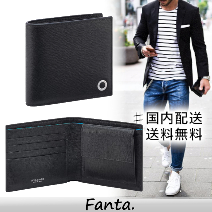 ◆送料無料◆Bvlgari ブルガリ コンパクトウォレット 財布