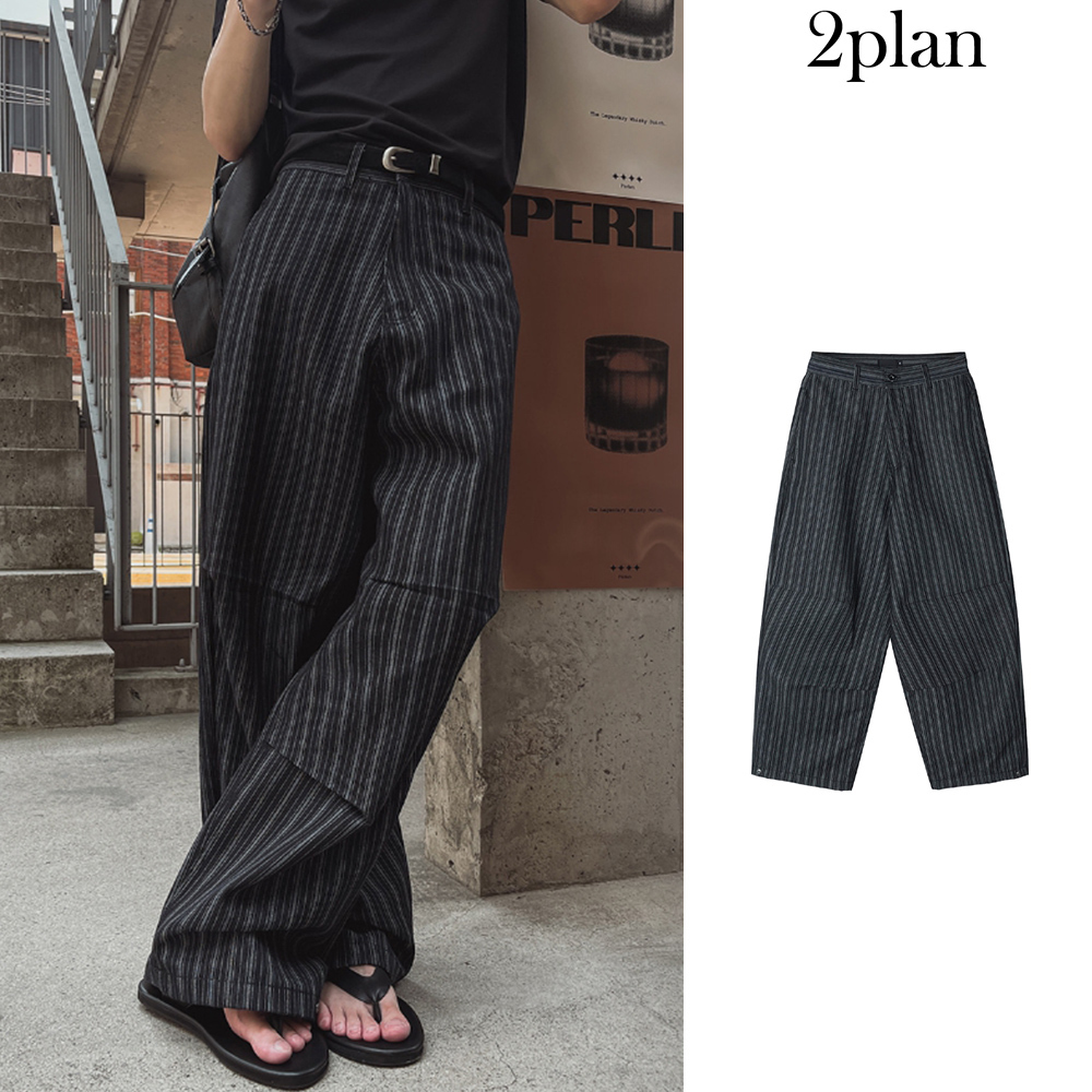 【2plan】Brood Nerd Denim Pants