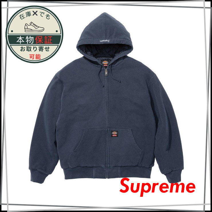 【Supreme】ジップアップ フーデッド スウェットシャツ