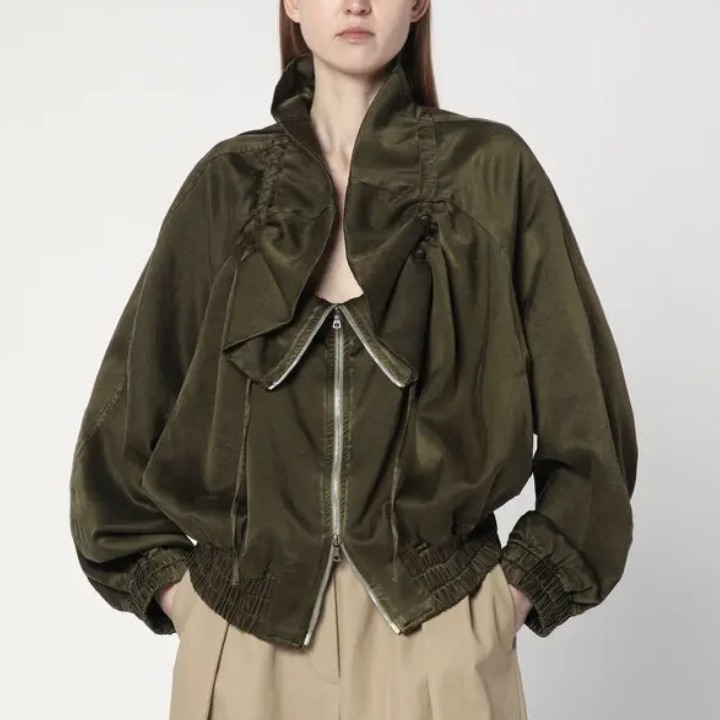 Dries Van Noten ヴォリージャケット カーキ ブルゾン
