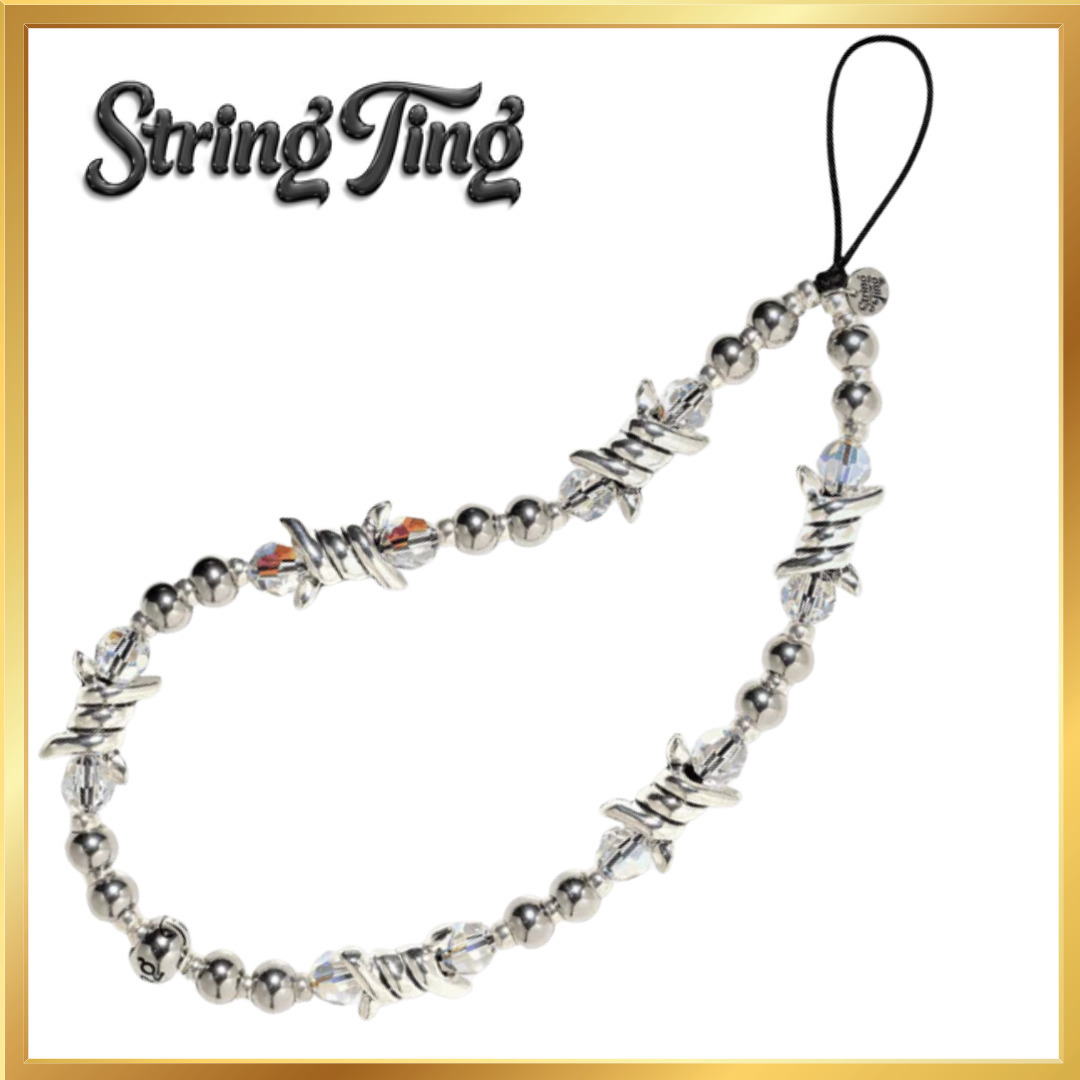 【String Ting】バーブ リストレット スマホストラップ