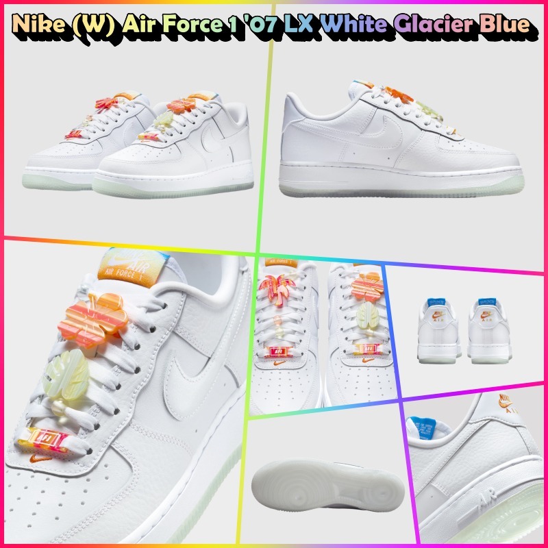 ★ナイキ★(W) Air Force 1 '07 LX★White Glacier Blue