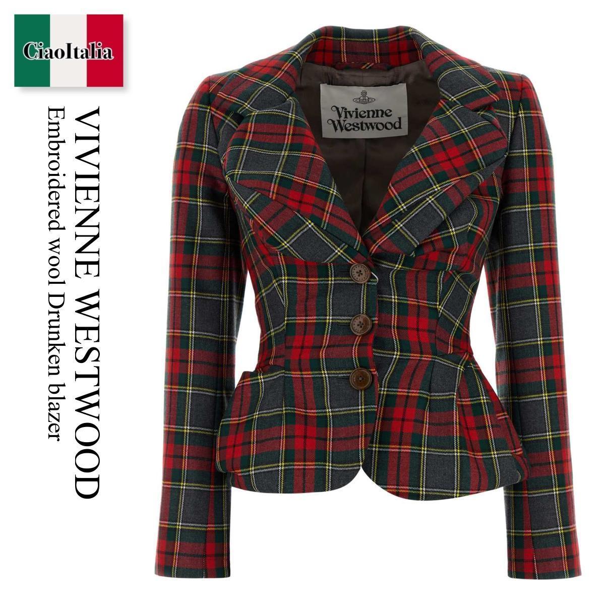 ジャケット Vivienne Westwood Embroidered Wool Drunken Blazer