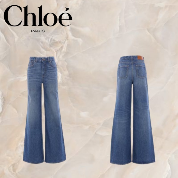 【Chloe】 Flared Jeans In Denim