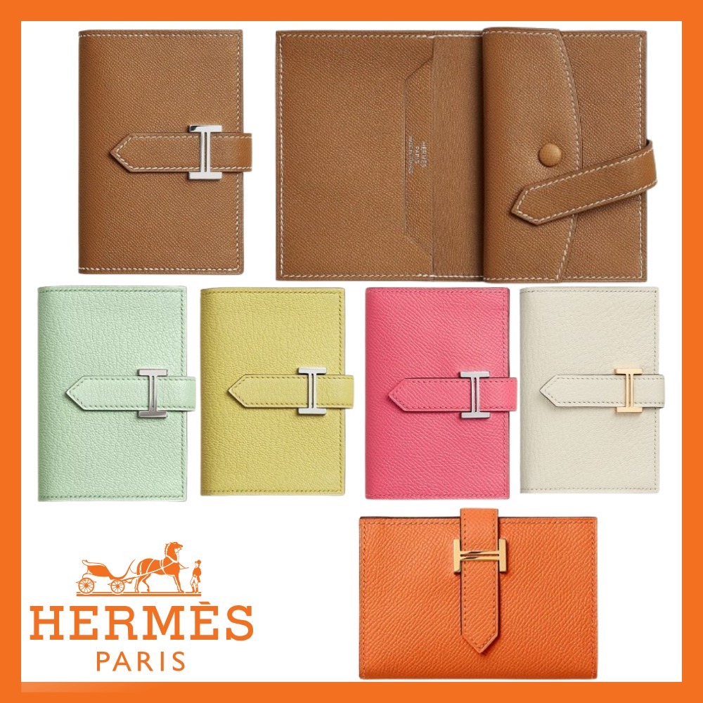 カラバリ豊富★実用的で使いやすい【HERMES】ベアンミニ財布