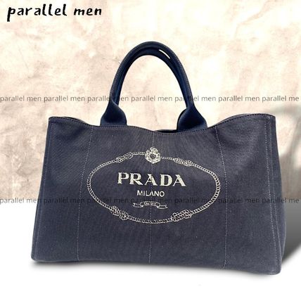 デニム PRADA CANAPA(プラダ カナパ) トートバッグ(レディース
