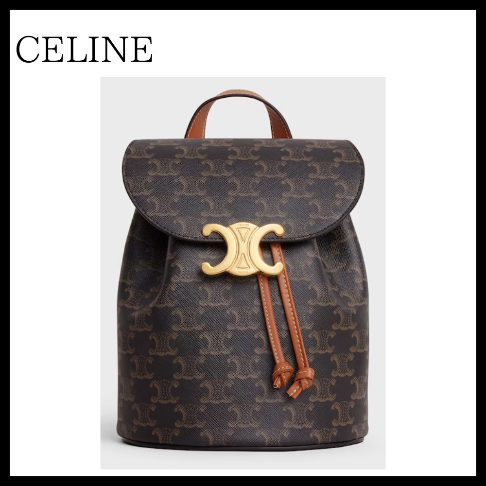 【CELINE】人気 バックパック トリオンフ キャンバス リュック