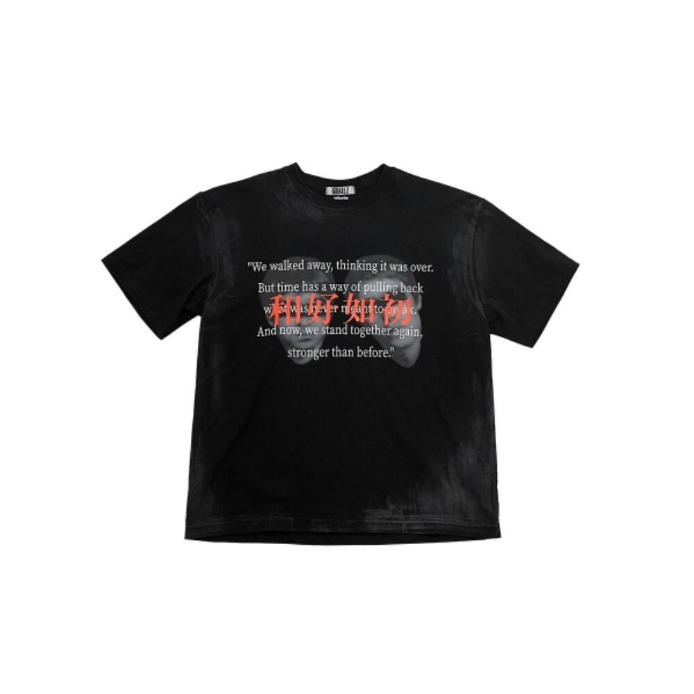 ★GRAILZ★ GRAILZ X KOIN SEOUL BACK TO US TSHIRTS BLACK