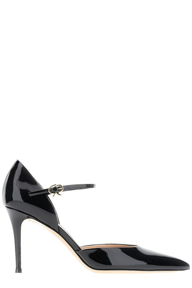 GIANVITO ROSSI ホインテットトゥアンクルストラッフハンフス