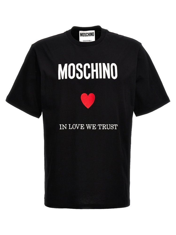 Moschino ロコフリントクルネックTシャツ 241ZZJ07140241 1555