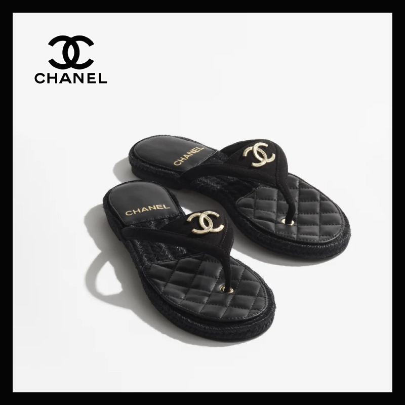 贅沢カジュアル【CHANEL】ビーチサンダル