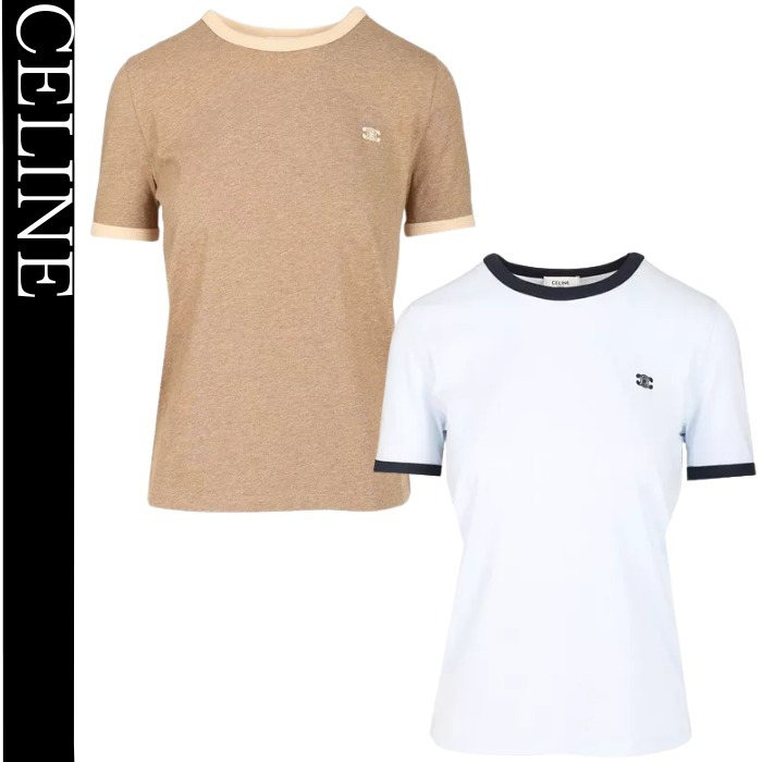 関税込★VIP価格【CELINE】Triomphe Tシャツ