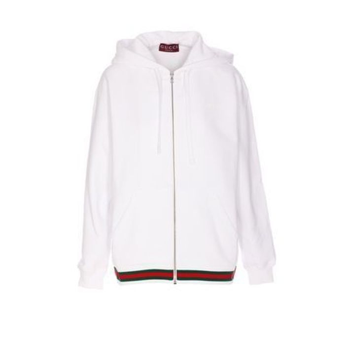 パーカー・フーディ [gucci] OVER ZIP HOODIE WITH WEB DETAIL