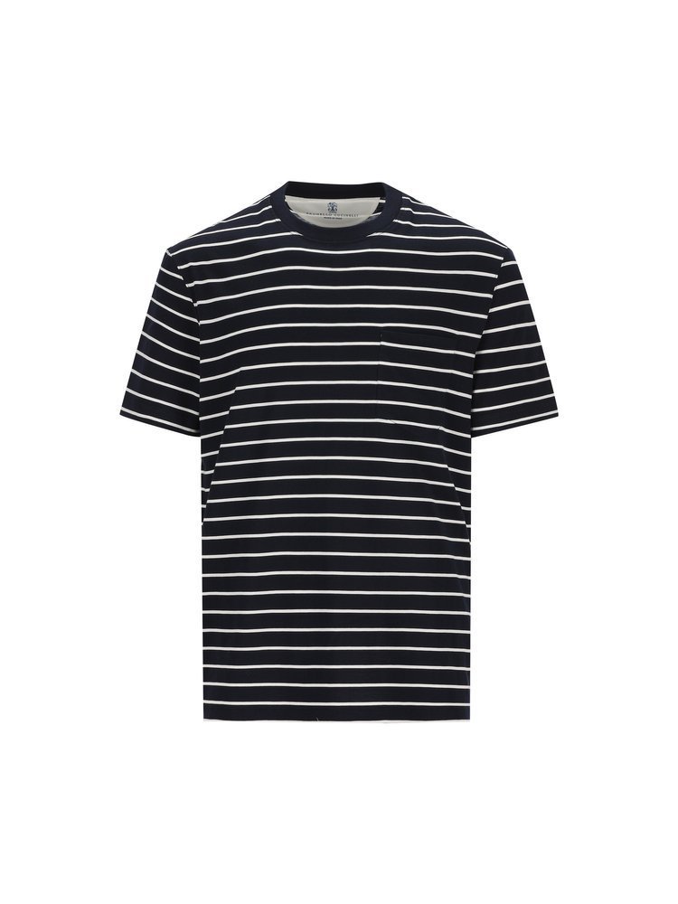 BRUNELLO CUCINELLI ストライフ Tシャツ MW8611376 C1041