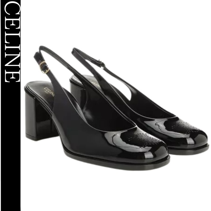 関税込★VIP価格【CELINE】パーフォレイテッド スリングバック