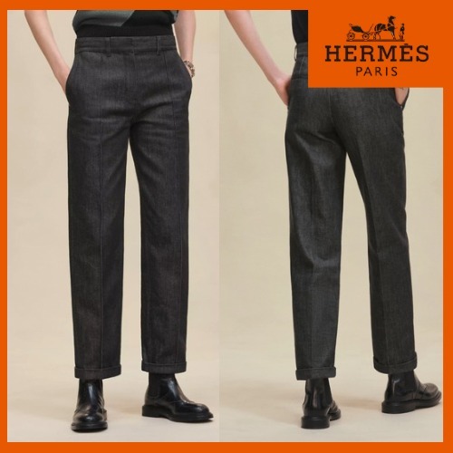 【大人のデニムスタイル！】HERMES ストレートパンツ