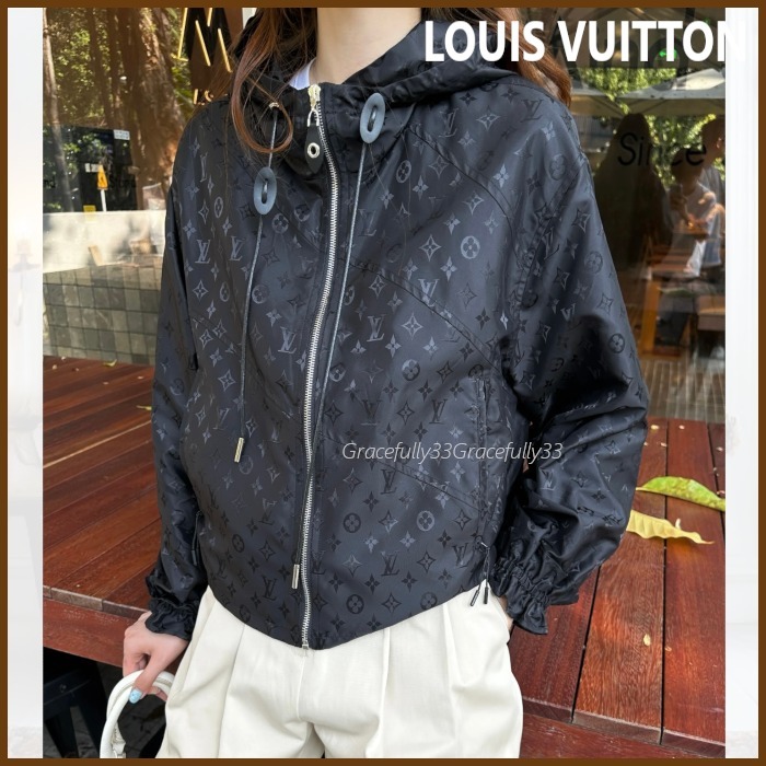 【新作♪】LV クロップド モノグラム ウインドブレーカー